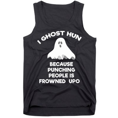 Paranormal Ghost Hunting Send Aaron In Alone Halloween Tank Top