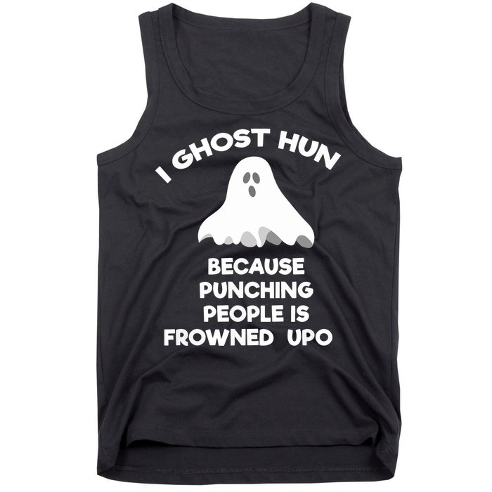 Paranormal Ghost Hunting Send Aaron In Alone Halloween Tank Top