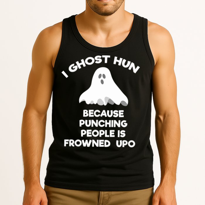 Paranormal Ghost Hunting Send Aaron In Alone Halloween Tank Top