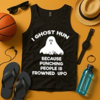 Paranormal Ghost Hunting Send Aaron In Alone Halloween Tank Top