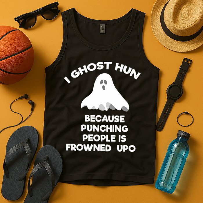 Paranormal Ghost Hunting Send Aaron In Alone Halloween Tank Top