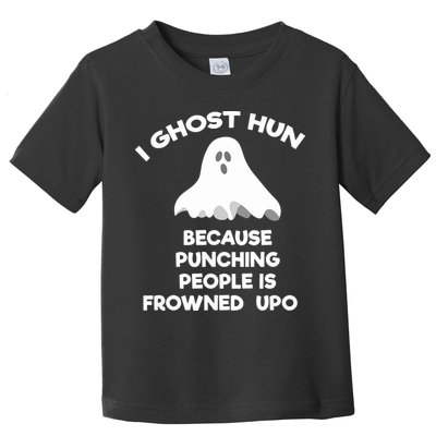 Paranormal Ghost Hunting Send Aaron In Alone Halloween Toddler T-Shirt