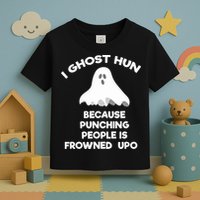 Paranormal Ghost Hunting Send Aaron In Alone Halloween Toddler T-Shirt