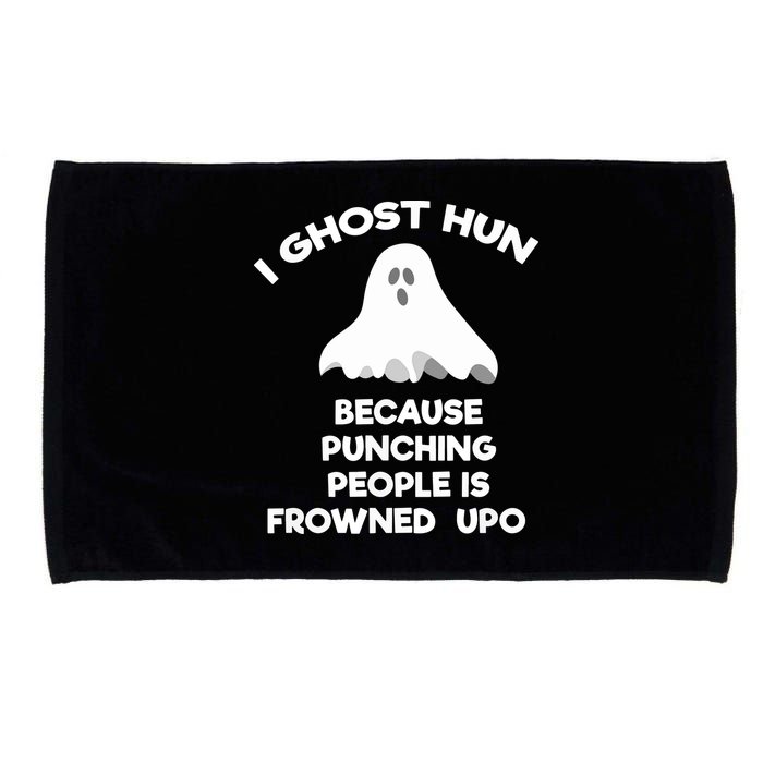 Paranormal Ghost Hunting Send Aaron In Alone Halloween Microfiber Hand Towel
