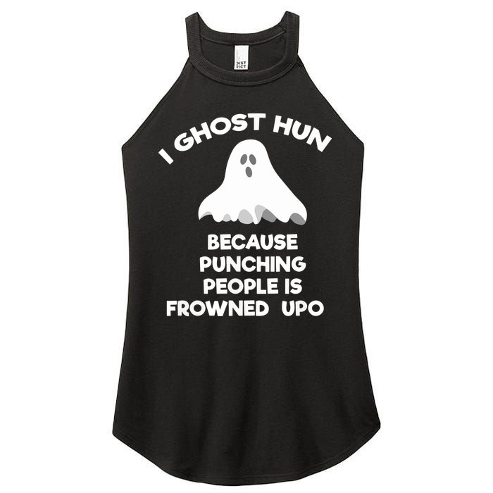 Paranormal Ghost Hunting Send Aaron In Alone Halloween Women's Perfect Tri Rocker Tank