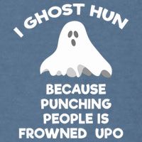 Paranormal Ghost Hunting Send Aaron In Alone Halloween Garment-Dyed Sweatshirt
