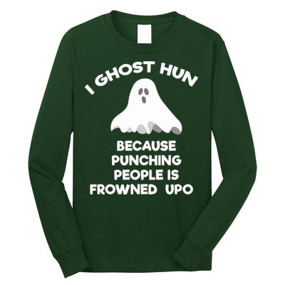 Paranormal Ghost Hunting Send Aaron In Alone Halloween Long Sleeve Shirt