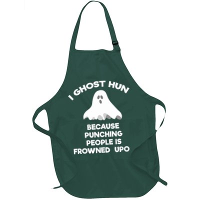 Paranormal Ghost Hunting Send Aaron In Alone Halloween Apron