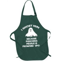 Paranormal Ghost Hunting Send Aaron In Alone Halloween Apron