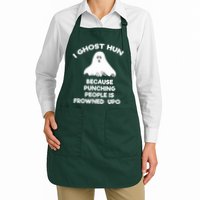 Paranormal Ghost Hunting Send Aaron In Alone Halloween Apron