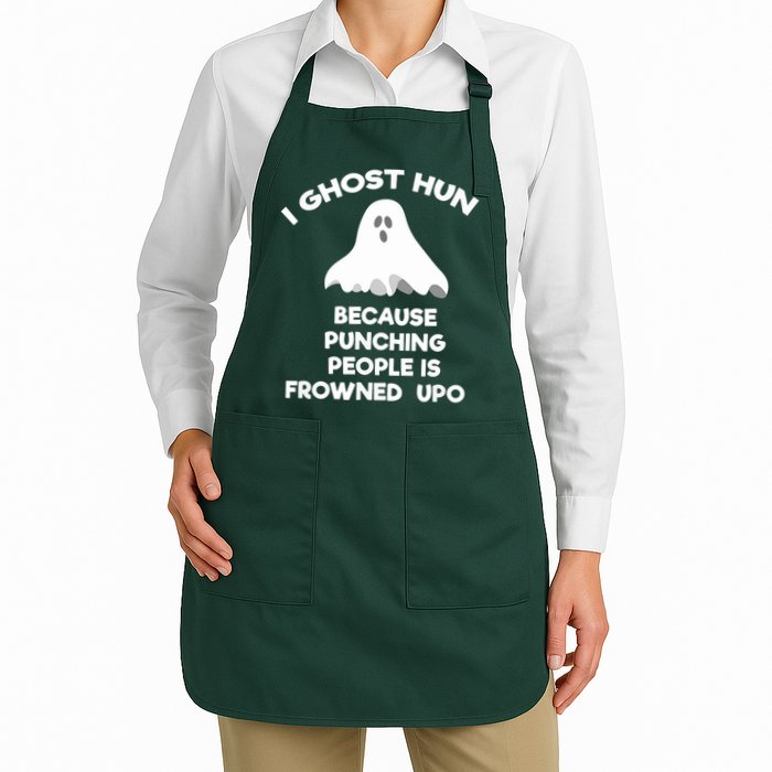 Paranormal Ghost Hunting Send Aaron In Alone Halloween Apron