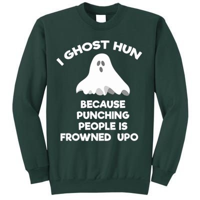 Paranormal Ghost Hunting Send Aaron In Alone Halloween Sweatshirt