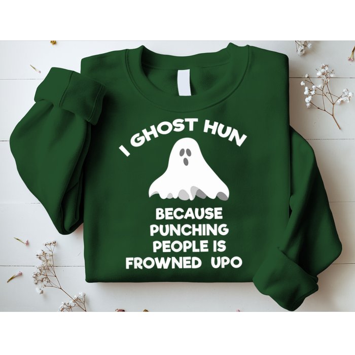 Paranormal Ghost Hunting Send Aaron In Alone Halloween Sweatshirt