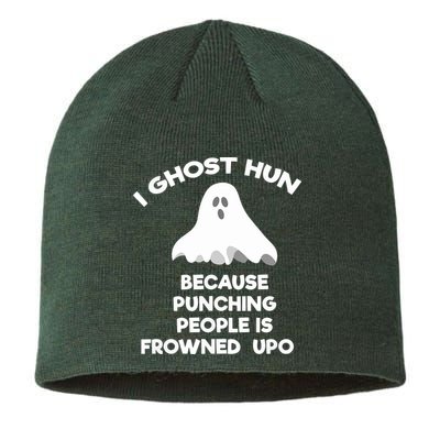 Paranormal Ghost Hunting Send Aaron In Alone Halloween Sustainable Beanie