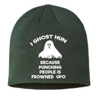 Paranormal Ghost Hunting Send Aaron In Alone Halloween Sustainable Beanie