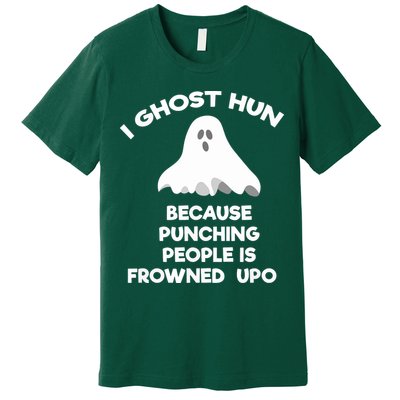 Paranormal Ghost Hunting Send Aaron In Alone Halloween Premium T-Shirt