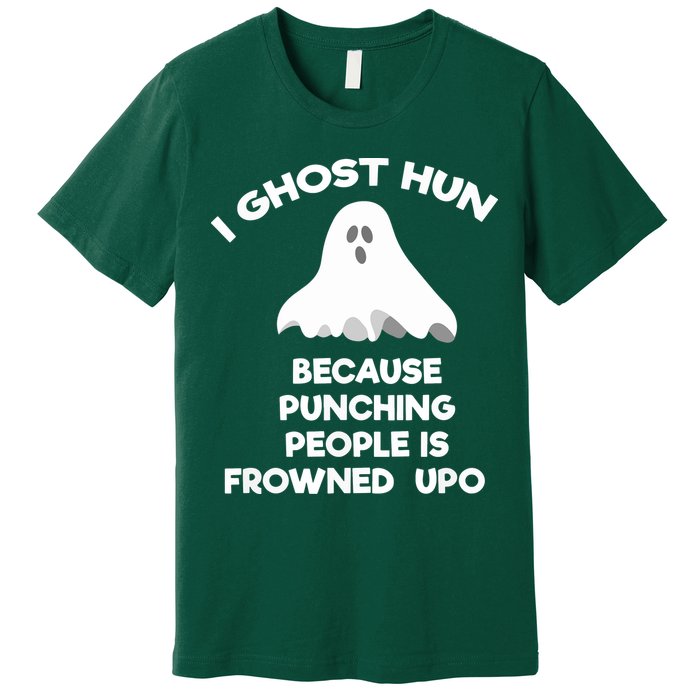 Paranormal Ghost Hunting Send Aaron In Alone Halloween Premium T-Shirt