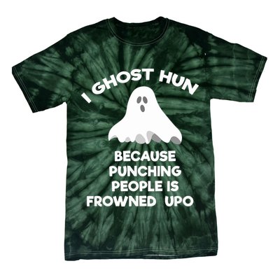 Paranormal Ghost Hunting Send Aaron In Alone Halloween Tie-Dye T-Shirt