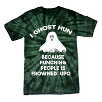 Paranormal Ghost Hunting Send Aaron In Alone Halloween Tie-Dye T-Shirt