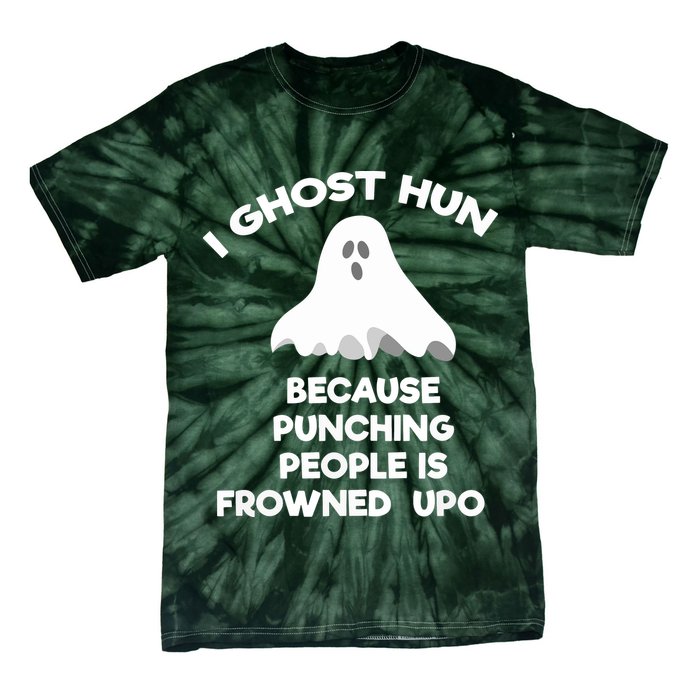 Paranormal Ghost Hunting Send Aaron In Alone Halloween Tie-Dye T-Shirt
