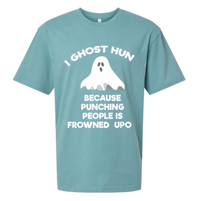 Paranormal Ghost Hunting Send Aaron In Alone Halloween Sueded Cloud Jersey T-Shirt