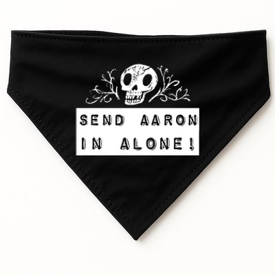 Paranormal Ghost Hunting Send Aaron In Alone Halloween USA-Made Doggie Bandana