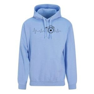 Photographer Gift Idea Heartbeat Photography Camera Unisex Surf Hoodie