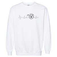 Photographer Gift Idea Heartbeat Photography Camera Garment-Dyed Sweatshirt