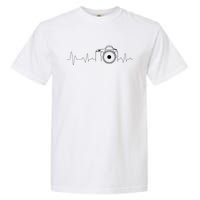 Photographer Gift Idea Heartbeat Photography Camera Garment-Dyed Heavyweight T-Shirt