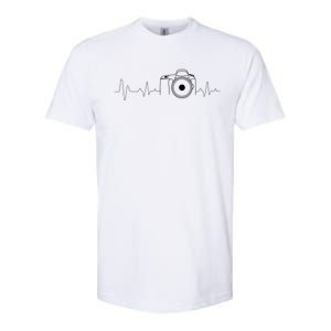 Photographer Gift Idea Heartbeat Photography Camera Softstyle CVC T-Shirt