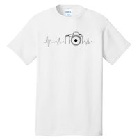 Photographer Gift Idea Heartbeat Photography Camera Tall T-Shirt