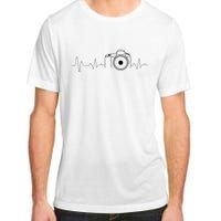 Photographer Gift Idea Heartbeat Photography Camera Adult ChromaSoft Performance T-Shirt