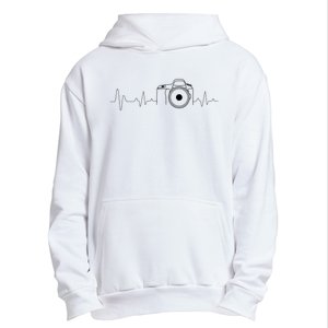 Photographer Gift Idea Heartbeat Photography Camera Urban Pullover Hoodie