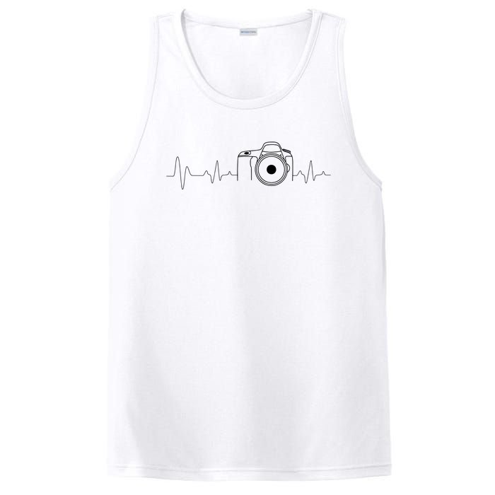 Photographer Gift Idea Heartbeat Photography Camera PosiCharge Competitor Tank