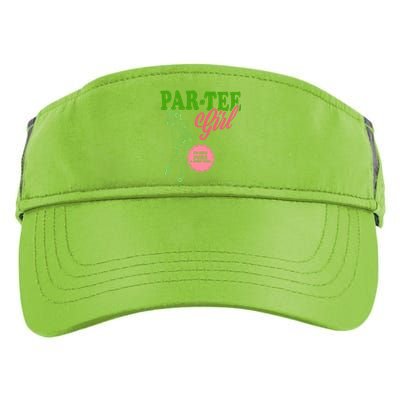 Partee Girl IM Here Fore A Good Time Vintage Quote Adult Drive Performance Visor