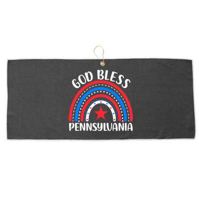 Pennsylvania Gift I Love Pennsylvania Usa Gift Large Microfiber Waffle Golf Towel