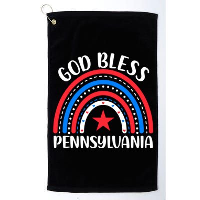 Pennsylvania Gift I Love Pennsylvania Usa Gift Platinum Collection Golf Towel