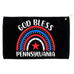 Pennsylvania Gift I Love Pennsylvania Usa Gift Grommeted Golf Towel