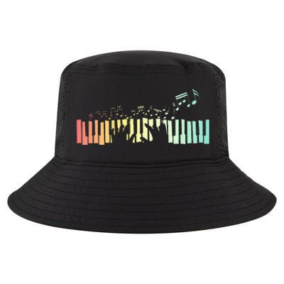 Pianist Gift Idea Keyboards Music Notes Piano Cool Comfort Performance Bucket Hat