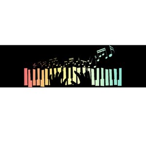 Pianist Gift Idea Keyboards Music Notes Piano Bumper Sticker