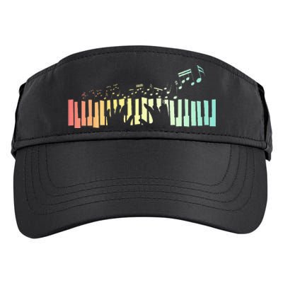 Pianist Gift Idea Keyboards Music Notes Piano Adult Drive Performance Visor