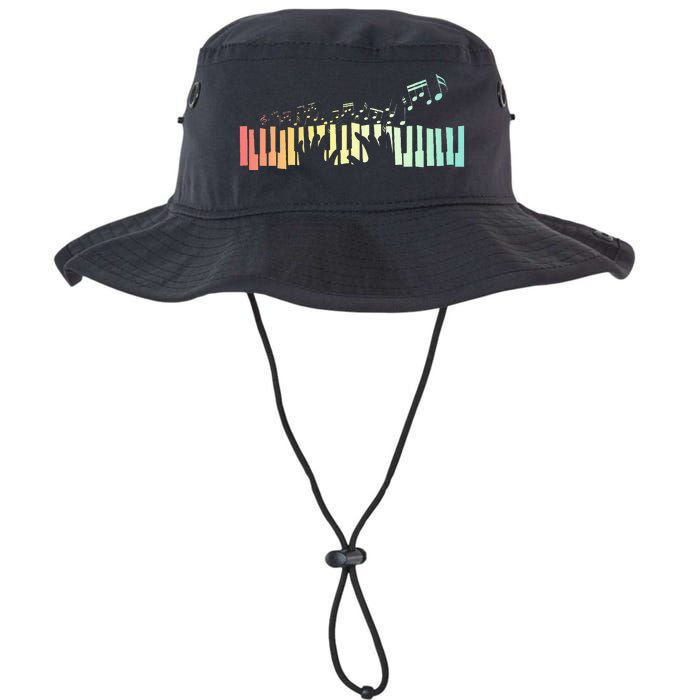 Pianist Gift Idea Keyboards Music Notes Piano Legacy Cool Fit Booney Bucket Hat