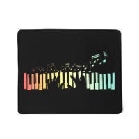 Pianist Gift Idea Keyboards Music Notes Piano Mousepad