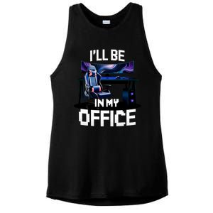 Pc Gaming ILl Be In My Office | Hardware Nerd Pc Gamer Ladies PosiCharge Tri-Blend Wicking Tank