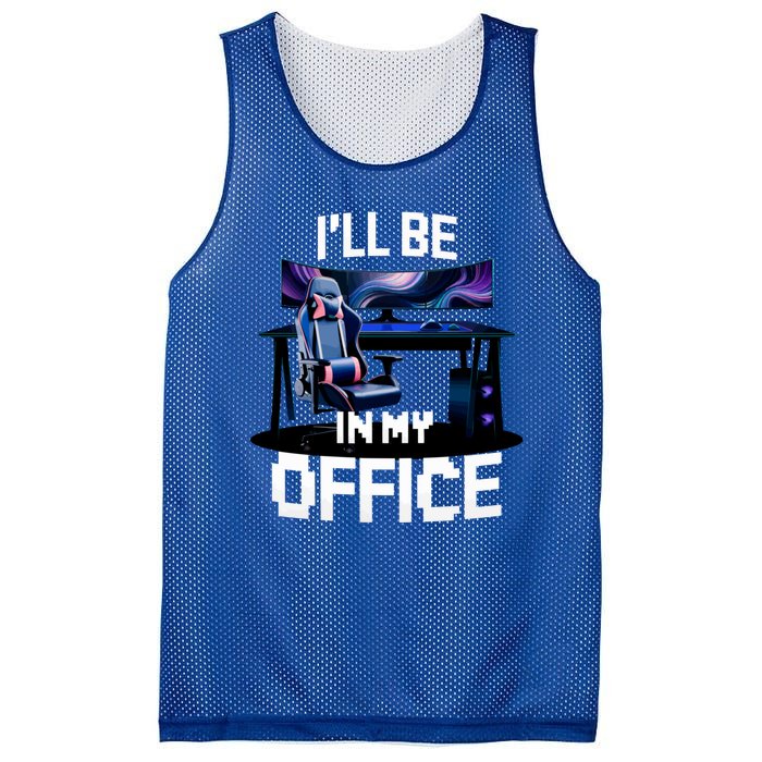 Pc Gaming ILl Be In My Office | Hardware Nerd Pc Gamer Mesh Reversible Basketball Jersey Tank