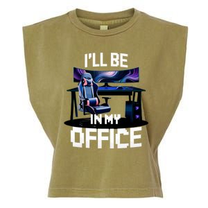 Pc Gaming ILl Be In My Office | Hardware Nerd Pc Gamer Garment-Dyed Women's Muscle Tee