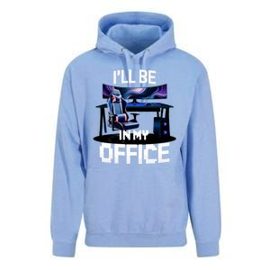 Pc Gaming ILl Be In My Office | Hardware Nerd Pc Gamer Unisex Surf Hoodie