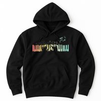 Pianist Gift Idea Keyboards Music Notes Piano Hoodie