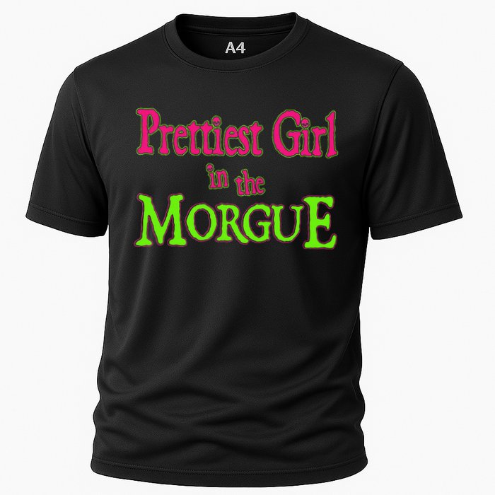 Prettiest Girl In The Morgue Cooling Performance Crew T-Shirt