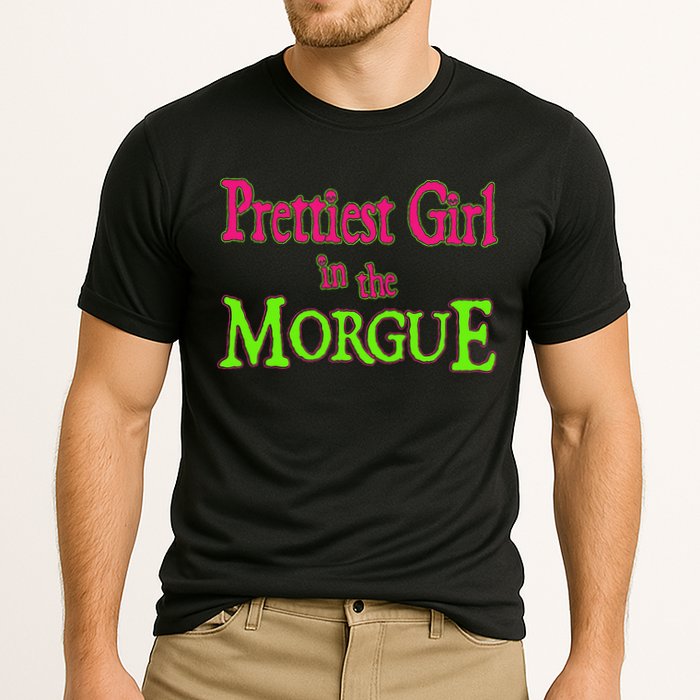 Prettiest Girl In The Morgue Cooling Performance Crew T-Shirt